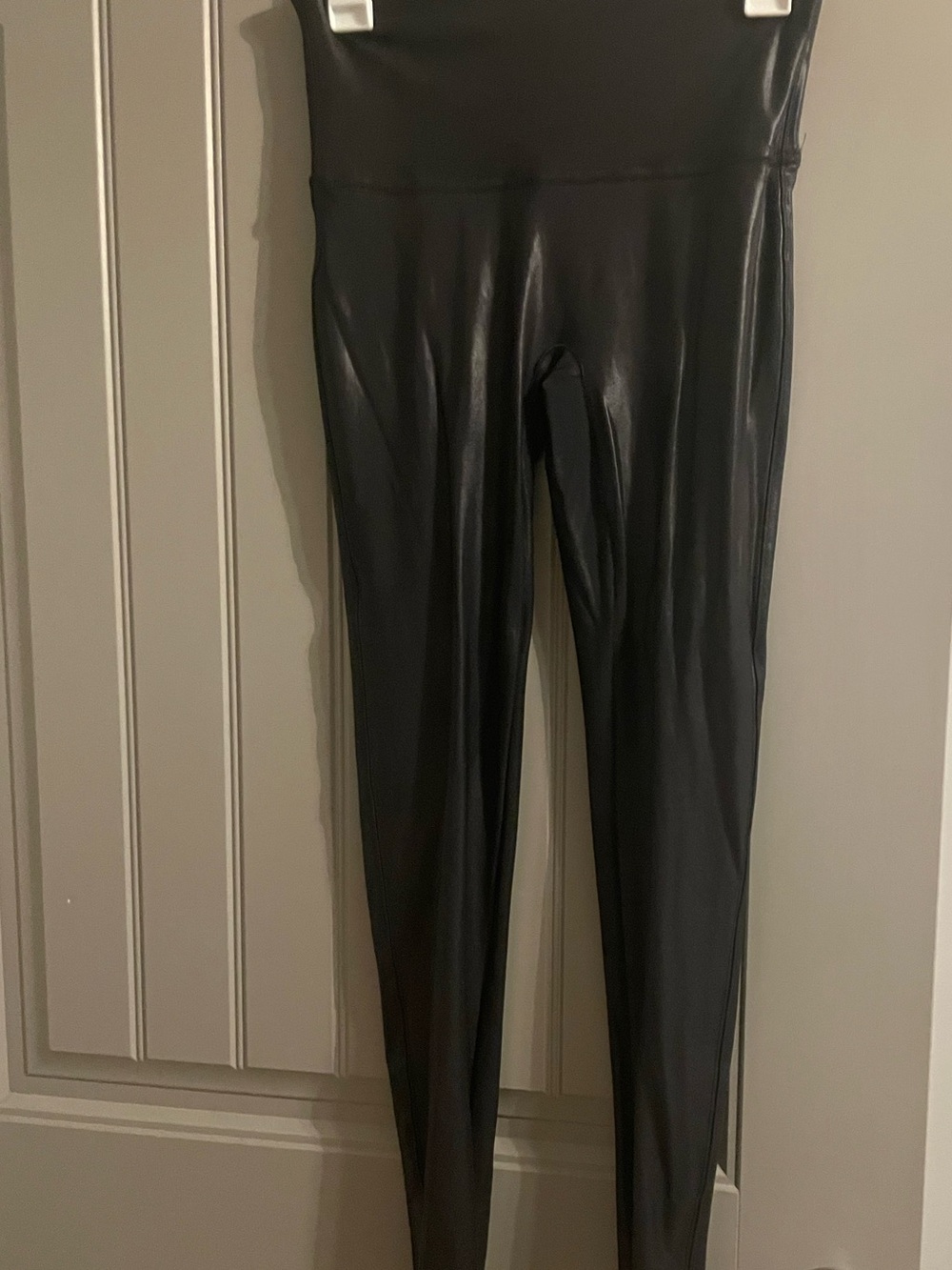SPANX High-Rise Faux Leather Leggings – Black